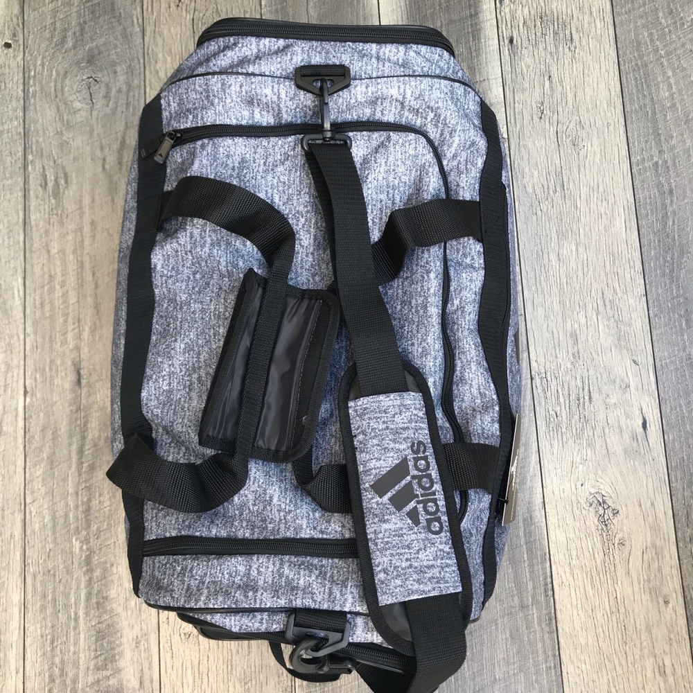 Adidas Bag Defender 3 Medium Duffel Grey AUTHENTIC - Picture 7 of 8